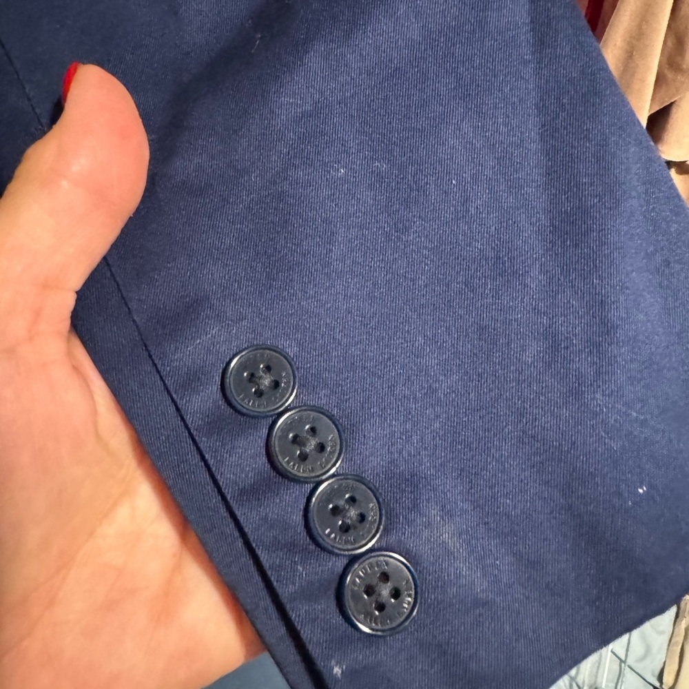 Lauren Ralph Lauren Navy Tailored Blazer - Picture 3 of 4